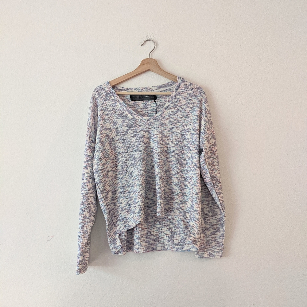 NWT Code X Mode Speckled V Neck Shirt